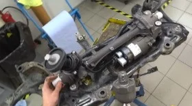 Замена рулевой рейки на Кодиак