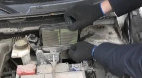 Замена воздушного фильтра Nissan X-Trail T32 2.5