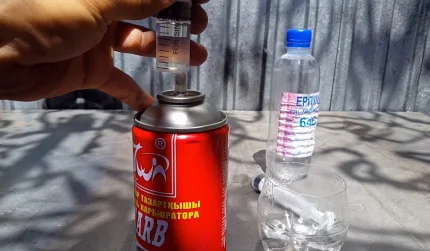 Заправка аерозольного баллона