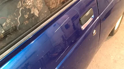 Царапины на кузове авто