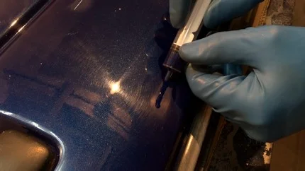 Закрашивание царапины