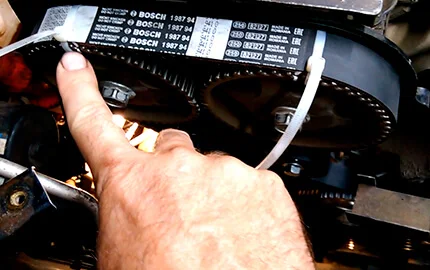 Зафиксированые шестерни при помощи хомутов