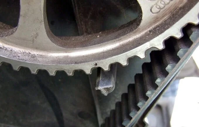 метки распредвала двигателя 1,4 л. AUD