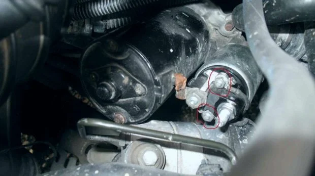 Как снять стартер БМВ Х5