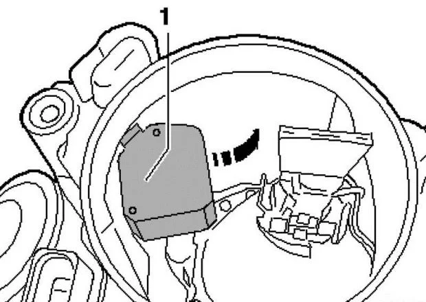Как поменять моторчик в фаре