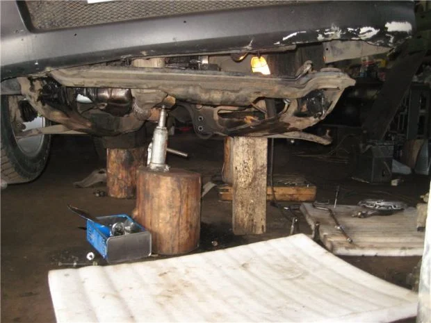 установка коробки Space Wagon