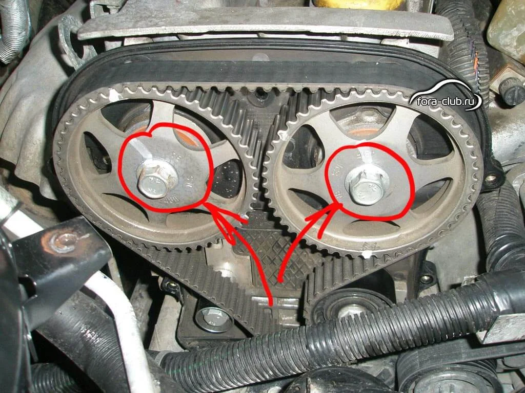 гайки крепления шестерней распредвалов