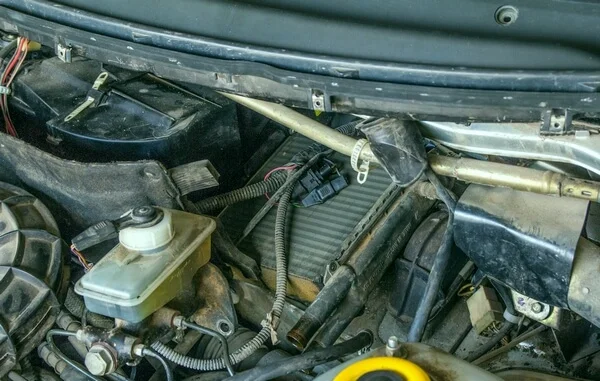 снятие радиатора отопителя снятие радиатора отопителя ВАЗ 2110