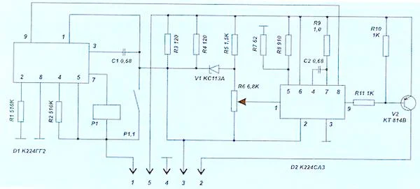 электро схема реле поворотов ВАЗ 2106 электро схема реле поворотов ВАЗ 2106