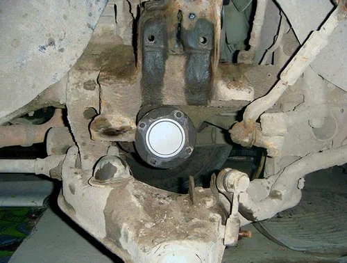 демонтаж верхнего рычага и привода