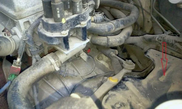 Снятие стартера Geely CK