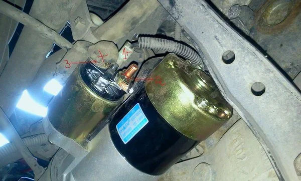 крепление стартера Джили СК/СК2