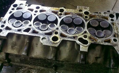 так выглядит движок после обрыва ГРМ Гнутся ли клапана Audi TT 1.8 AWP