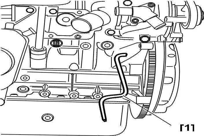 фиксация маховика Ситроен Джампи 2,5 д фиксация маховика Ситроен Джампи 2,5 д