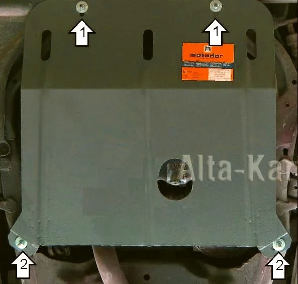 крепление защиты коробки Опель