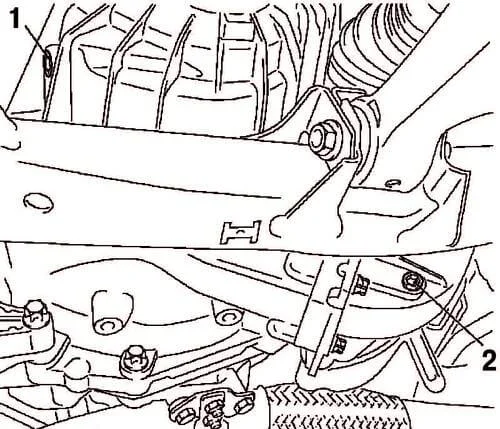 контрольное отверстие КПП M32WR контрольное отверстие КПП M32WR