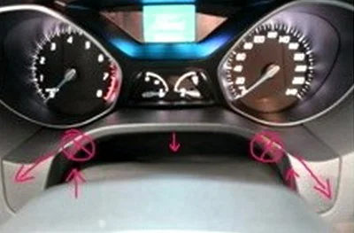 снятие приборной панели Ford Focus 3 снятие приборной панели Ford Focus 3