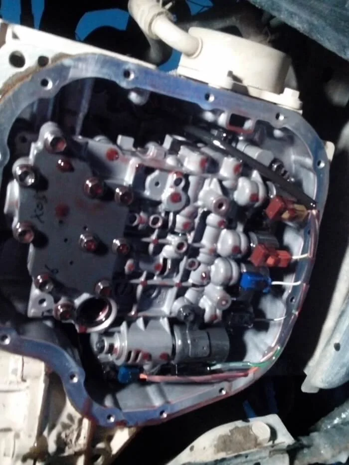 Снятие масляного фильтра вариатора Toyota Vitz/Belta