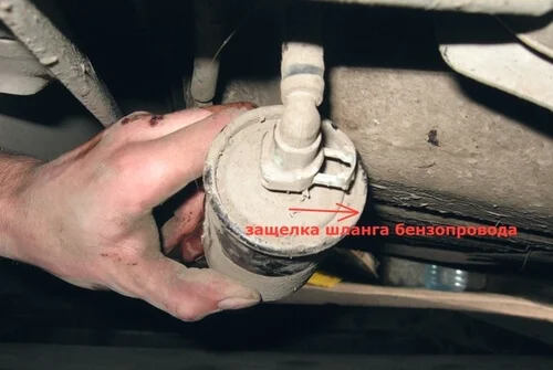 снятие бензофильтра Авео