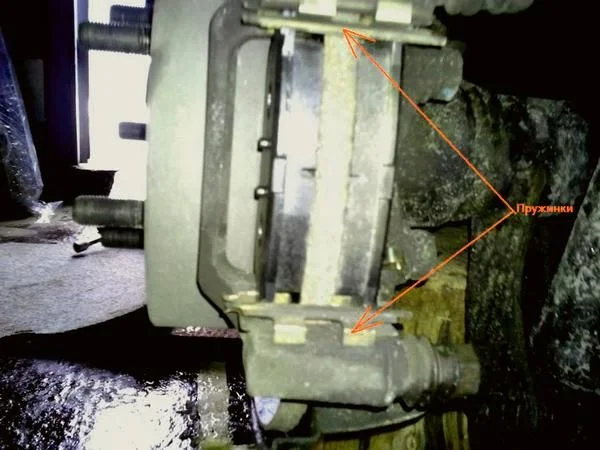 фиксаторы колодок Ssangyong Korando