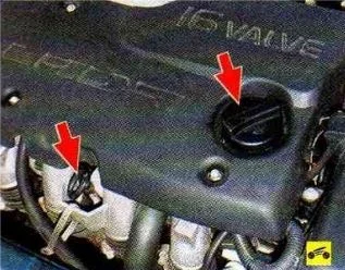 пробка маслоналивной горловины и щуп ВАЗ 2110