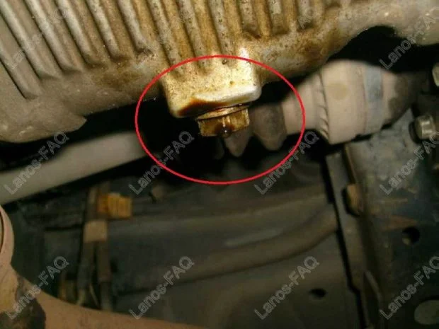 замена масла на Шевроле Ланос