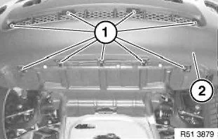 снятие переднего бампера БМВ Х5