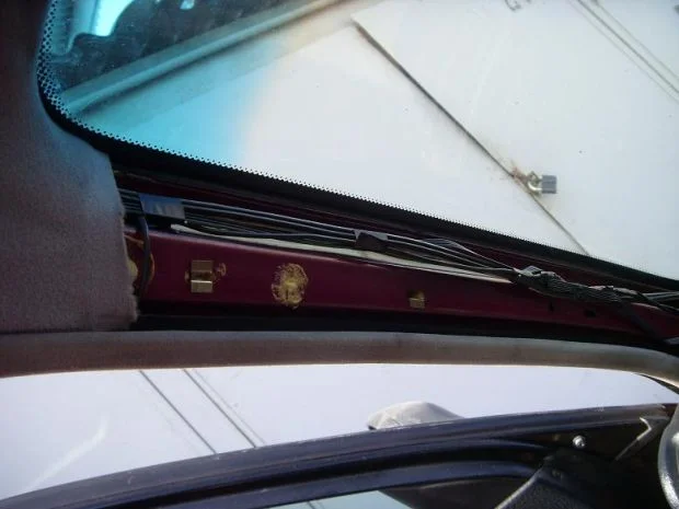 снятие потолка на Ауди 80