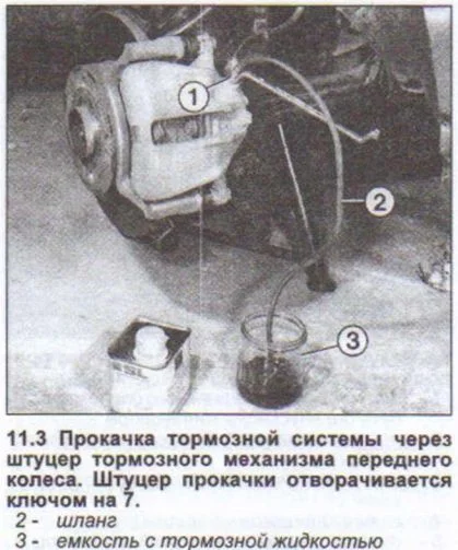 прокачка тормозной системы на Ауди 80