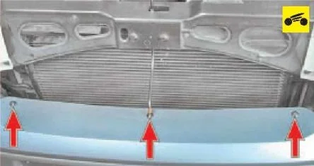 верхние крепления бампера к усилителю Шкода Октавия