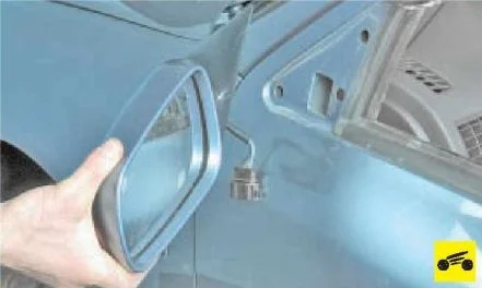 снятие бокового зеркала Шкода Октавия