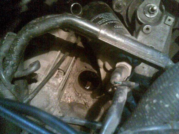 Снятие трамблера Ауди 80