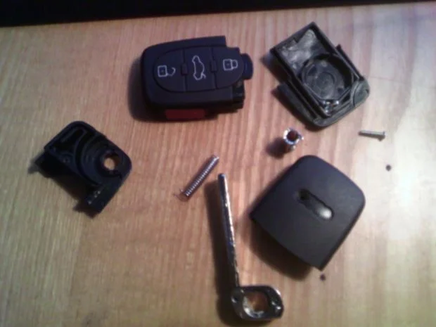 Разобраный ключ Ауди А6