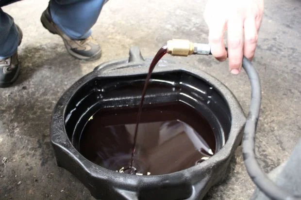 Отработанное масло с АКПП