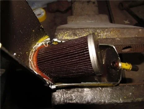 Начинка старого фильтра тонкой очистки Лада Калина