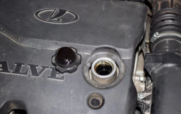 Замена масла двигателя Приора