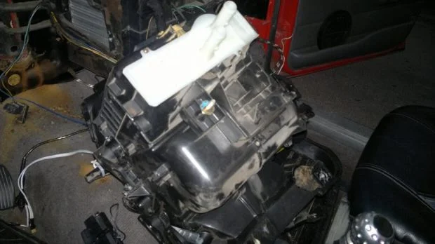 Как поменять радиатор печки Фиат Пунто