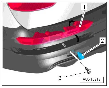 Фонарь в бампере Audi q7