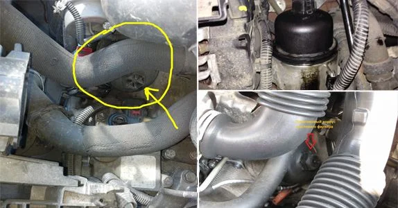 где масляный фильтр ситроен с5