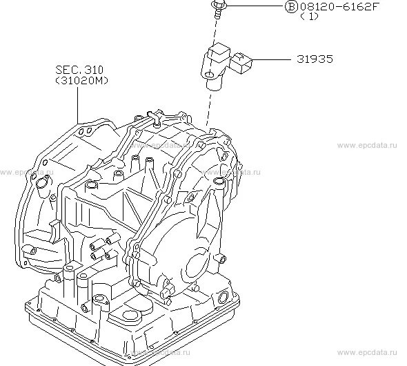 Датчик скорости на вариаторе Ниссан