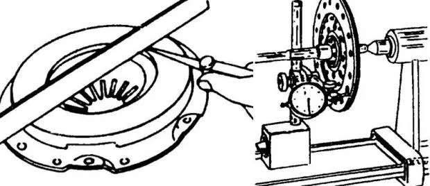износ диска сцепления Т4