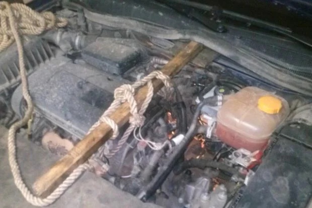 Вывешиваем двигатель Опель Астра