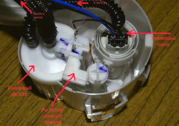 Замена топливного фильтра Opel Astra H 1,6 Замена топливного фильтра Opel Astra H