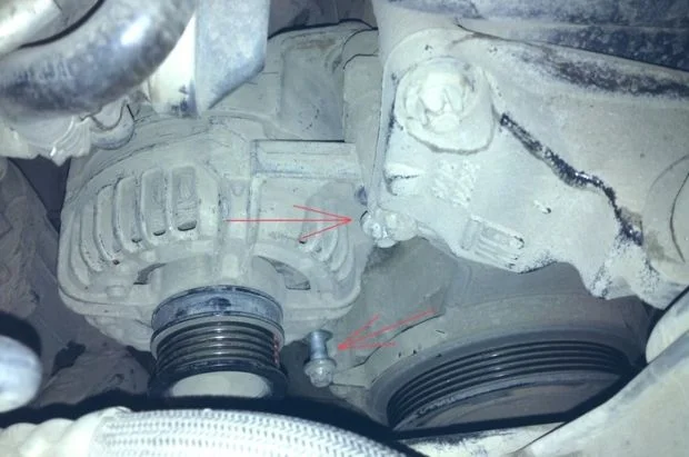 Снятие генератора Опель Астра H Снятие генератора Опель Астра H