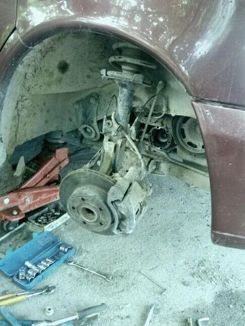 Снятие приводного вала Вито