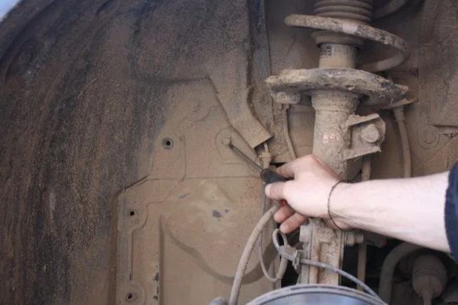 Снятие колесной арки