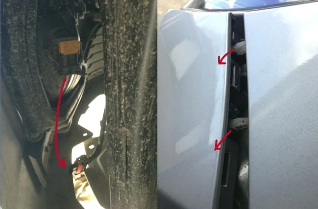 Как снять передний бампер Церато 3 с защелок