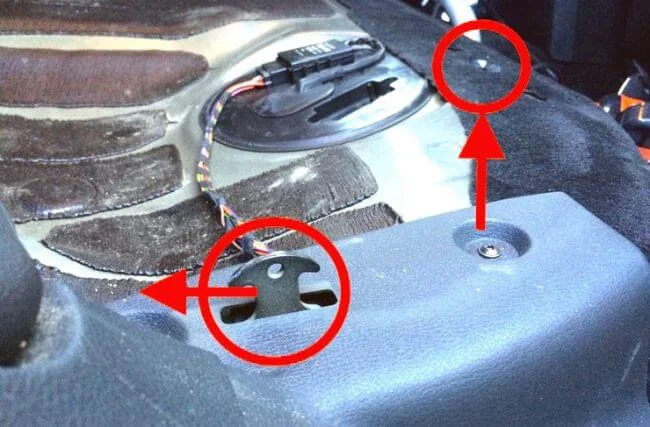 как снять заднее сидение Пассат СС