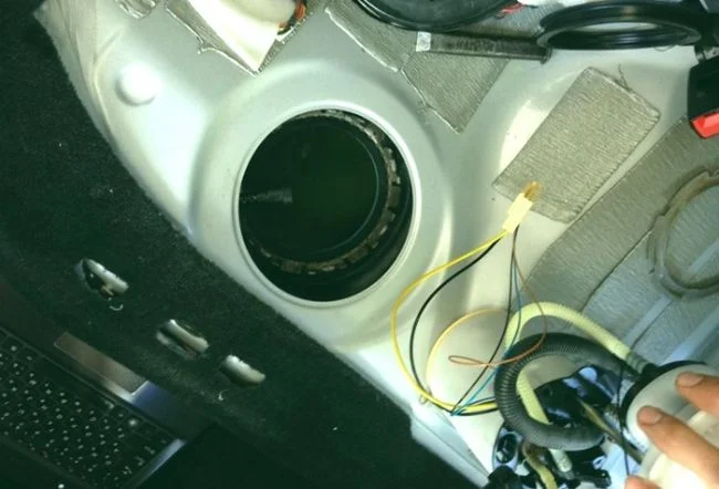 установка топливного насоса в бак