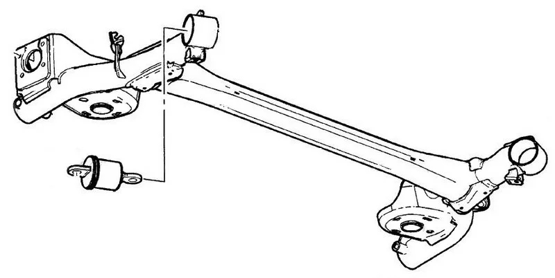 Схема установки сайлентблока на Шевроле Авео Т300